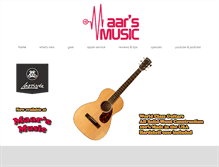 Tablet Screenshot of maarsmusic.com